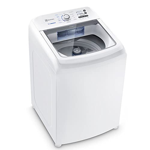 Imagem do produto Máquina de Lavar Electrolux 15kg Branca Essential Care com Cesto Inox e Jet&Clean (LED15) - 127V