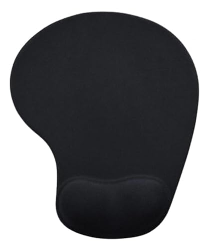 Imagem do produto Mouse Pad Ergonômico com Apoio de Punho em Gel, Reduz a Tensão na Mão, Antiderrapante, Minimalista, Escritório, Gamer, Trabalho, Linha Super Premium - Cores Sortidas Preta ou Azul
