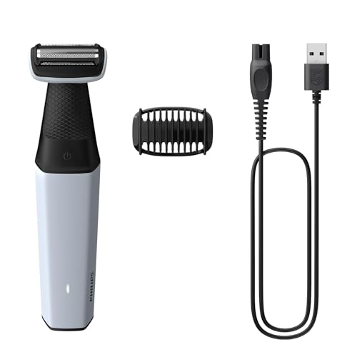 Imagem do produto Philips Bodygroom Aparador e Raspador de Pelos para o Corpo, Uso Seco e Molhado, à Prova d’água, Bivolt – BG3007/01