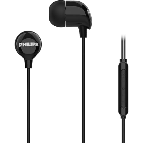 Imagem do produto PHILIPS, Fone de Ouvido com Microfone, TAE2146BK/00, Com fio USB-C de 1,2 metros, Intra-auricular, Preto