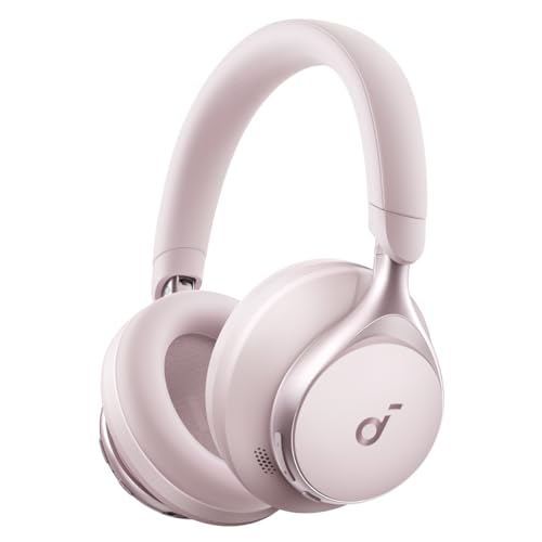 Imagem do produto soundcore Space One da Anker Fone De Ouvido Bluetooth 5.3, Over-Ear Headphone, 40H de Reprodução, Hi-Res LDAC, Controle via App, Chamadas Claras, Ajuste Confortável, Rosa