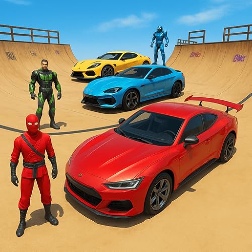 Imagem do produto Superhero Car Challenge : GT Cars Stunt Master Driving