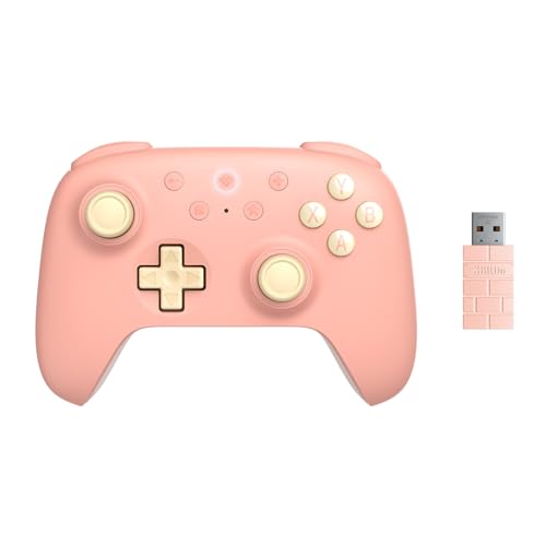 Imagem do produto 8BitDo Ultimate 2C Wireless Controller for Windows PC and Android, with 1000 Hz Polling Rate, Hall Effect Joysticks and Triggers, and Remappable L4/R4 Bumpers (Peach)