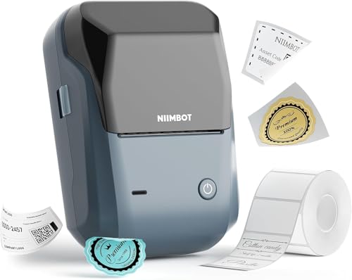 Imagem do produto B1 Etiquetadora, Impressora Térmica Bluetooth Portátil, Rotuladora de Etiquetas Adesivas para Casa, Escritório, Cozinha e Escola, 2 Polegadas com Etiquetas de 50 * 30mm - 230pcs/Rolo, Azul