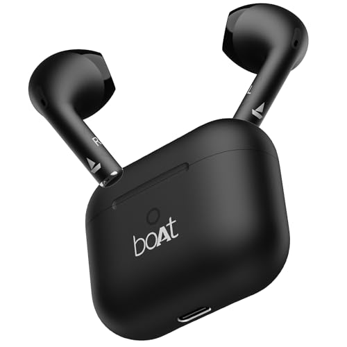 Imagem do produto boAt Fone de Ouvido Sem Fio Bluetooth Airdopes Alpha Preto
