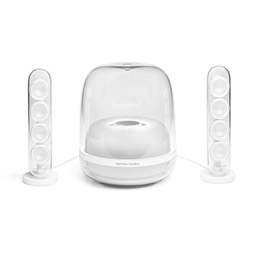 Imagem do produto Caixa de Som Bluetooth Harman Kardon SoundSticks 4 140W - HKSOUNDSTICK4WHTBR