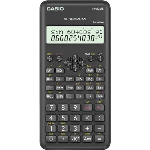 Imagem do produto Calculadora Científica FX-82MS-2-S4-DH 240 Funções Preta Casio