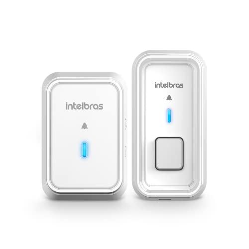 Imagem do produto Campainha Sem Fio Com Bateria CIB 101 Branco Intelbras
