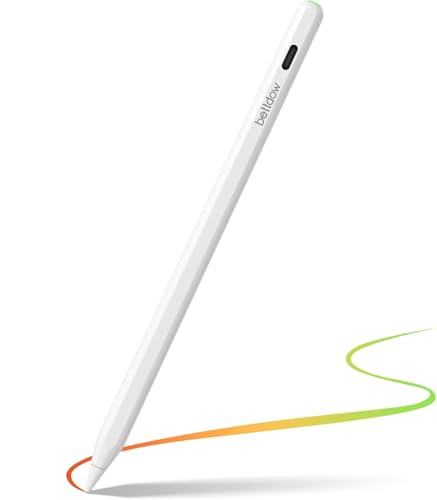 Imagem do produto Caneta Pencil Para Apple iPad Sensível à Inclinação, Rejeição de Palma da mão e Display de Bateria acompanha, for iPad 10/9/8/7/6th Gen, Air 11'-13'/M2/5/4/3rd, Pro 11'/12.9'/13'/M4, Mini 6/5th