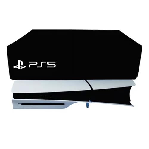 Imagem do produto Capa PS5 Horizontal FAT Slim Anti Poeira Impermeável Preta