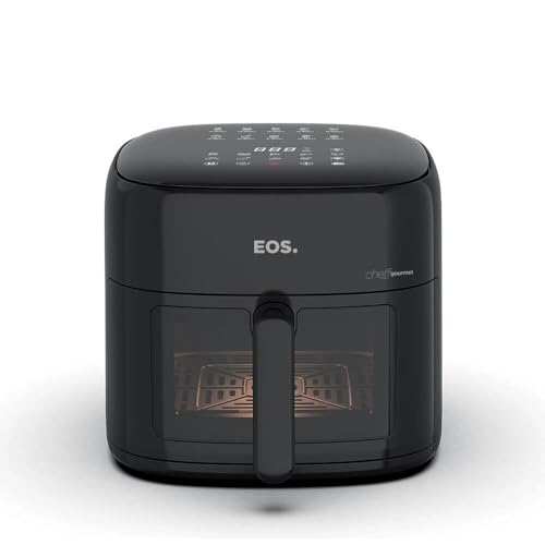 Imagem do produto Fritadeira Sem Óleo Air Fryer Eos Chef Gourmet 6.2 Litros Compacta Digital Preto Eaf60p 110v