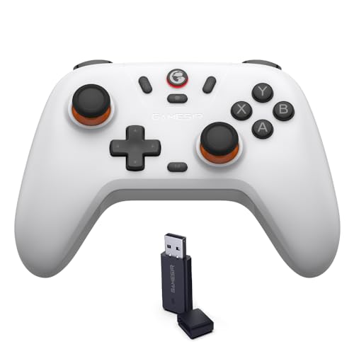 Imagem do produto GameSir Nova Lite 2.4g Controller for PC, Steam, Switch, iOS and Android devices, Wireless Gaming Gamepad with Hall Effect Joysticks, Turbo Function - （White）