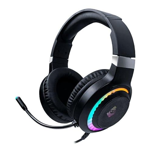 Imagem do produto Headset Gamer Mancer Twilight | Iluminação Rainbow | Drivers 50mm | Microfone Omnidirecional | Conector P2 3,5mm | Preto | MCR-TLT-RGB02