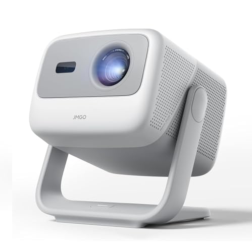 Imagem do produto JMGO N1S SE GTV Projetor a Laser Triplo Portátil, 1080P FHD, 850 Lúmens ISO, Netflix Oficial, HDR10, Correção Automática com Gimbal, Tela 200' 3D, Alto-falantes 2×5W Dolby Digital para Cinema em Casa
