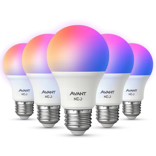 Imagem do produto Kit 5 Lampadas Led Smart Inteligente Wi-fi 2.4 GHz Alexa google 10w RGB E27 110v/220v Cod: 290028177-5 Neo Avant