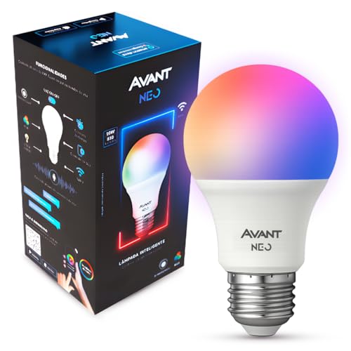 Imagem do produto Lampada Led Smart Inteligente Wi Fi Alexa google 10w RGB E27 110v/220v Cod: 290028177 Neo Avant (1)