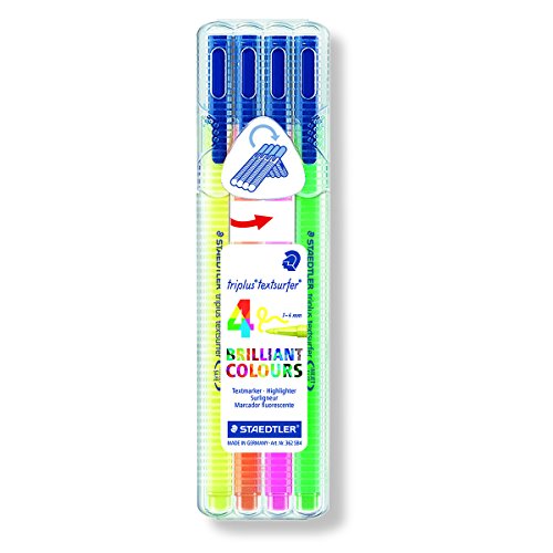 Imagem do produto Marcador de Texto, Staedtler, Triplus, 362 SB4 03, 4 Cores