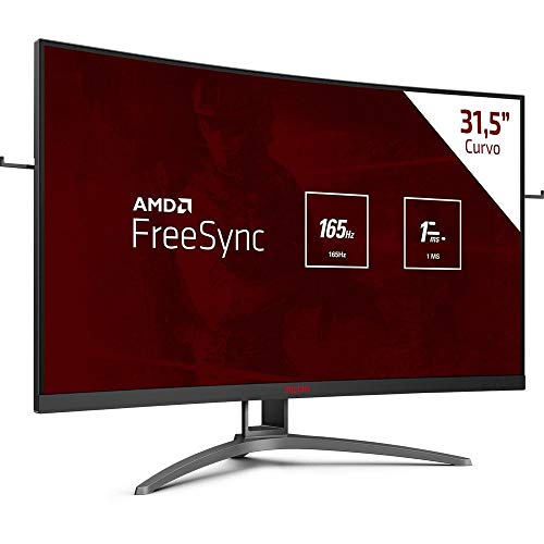 Imagem do produto Monitor Gamer AOC Agon 32' Curvo 165Hz 1ms FreeSync AG323FCXE