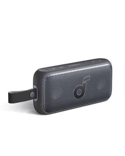 Imagem do produto soundcore Motion 300 da Anker, Alto-Falante Bluetooth Portátil Hi-Res Sem Fio, com BassUp, IPX7 à Prova D'Água, Bluetooth 5.3, Som Estéreo de 30W, Bateria de 14H para Casa, Banho e Viagens