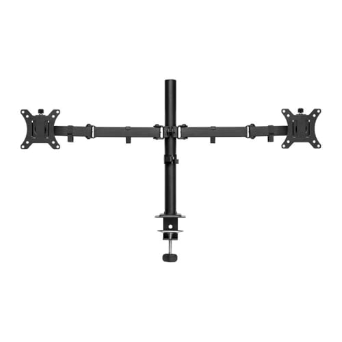 Imagem do produto Suporte Articulado Para 2 Monitores Zinnia TMS 180 | 17 Pol. a 32 Pol | Preto | ZNO-TMS180-BL01