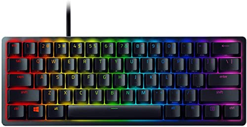 Imagem do produto Teclado Mecânico Gamer Razer Huntsman Mini - 60% Optical Linear Red Switch, Preto