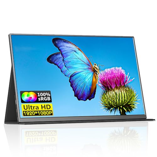 Imagem do produto Abacafly Monitor Portatil 15,6', 1080p 100% SRGB FHD Tela Portatil para Notebook, Segunda Tela para Laptop com Porta USB、Tipo C、HDMI, 60 Hz Monitor Portatil Para Xbox, Ps5, Switch