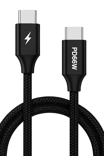Imagem do produto Cabo USB-C para USB-C 66W Premium – Carregamento Ultra-Rápido, Nylon Reforçado e Compatível iPhone 15/16/17