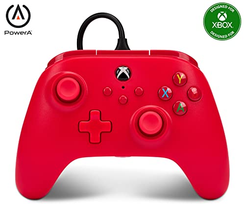 Imagem do produto Controle com fio - Power A - para XBOX Série X | S - Vermelho