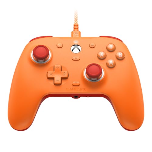 Imagem do produto GameSir G7 SE Wired Controller for Xbox Series X|S, Xbox One & Windows 10/11, Plug and Play Gaming Gamepad with Hall Effect Joysticks/Hall Trigger, 3.5mm Audio Jack (Orange)