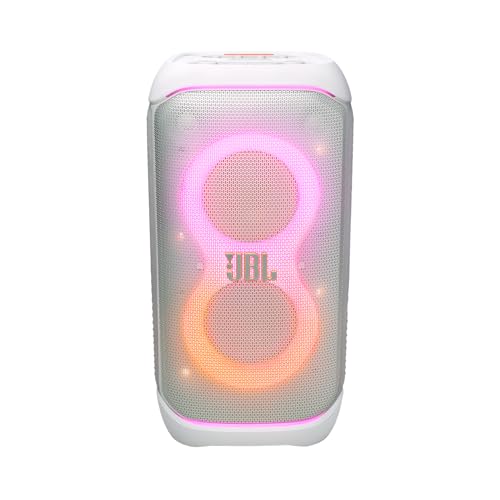 Imagem do produto JBL, Caixa de Som Bluetooth, PartyBox Stage 320, Luzes Led, Entrada USB - Branca