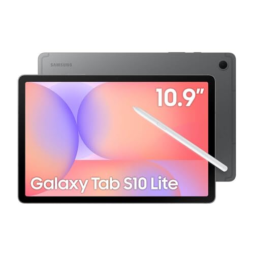 Imagem do produto Samsung Tablet Galaxy Tab S10 Lite WiFi, 256GB, 8GB RAM, Tela 10.9', S Pen e Capa Smartbook Cover Inclusas