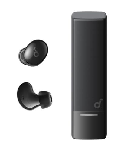 Imagem do produto soundcore A30i da Anker Fone De Ouvido Bluetooth 5.4, Design em Forma de Batom Compactos e Leves para Conforto Prolongado, 15H de Reprodução com ANC Ligado, IP54, Preto