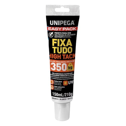 Imagem do produto Super Cola Agarre Imediato Fixa Tudo Até 350kg High Tack Easy Pro 210g