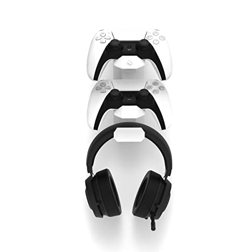 Imagem do produto Suporte 2 Controles Playstation5 Ps5 Headphone De Parede Vn