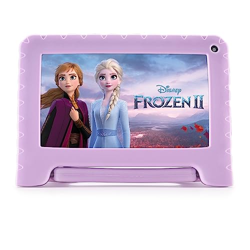 Imagem do produto Tablet Infantil Frozen II com Controle Parental 4GB RAM + 64GB + Tela 7 pol + Case + Wi-fi + Android 13 + Quad Core Multi - NB416
