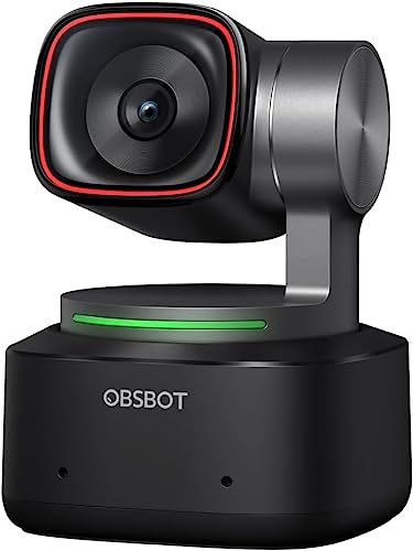 Imagem do produto Webcams 4K Tiny 2 com controle de voz PTZ, rastreamento AI multimodo e foco automático, câmera web com sensor de 1/1,5', controle por gestos,OBSBOT 60 FPS, Adequado para go-pro/logi-tech/computador
