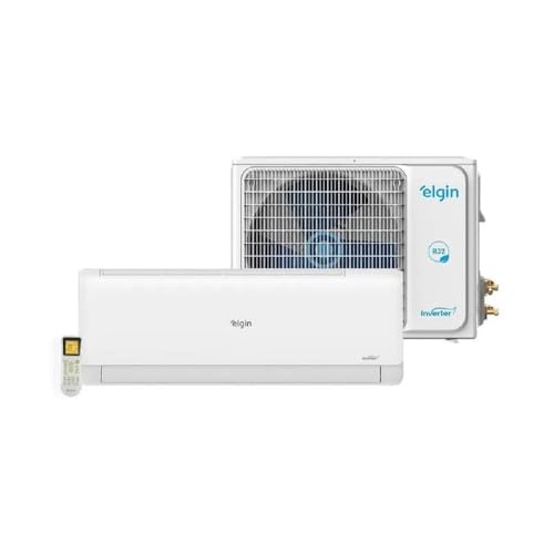 Imagem do produto Ar Condicionado Split Hi Wall Inverter Elgin Eco 9000 BTU/h Quente e Frio 45HJQE09C2CC– 220 Volts.
