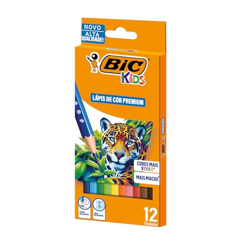 Imagem do produto BIC, Lápis de Cor Premium, BIC KIDs, 12 cores