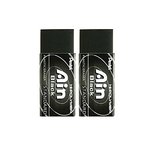 Imagem do produto Borracha Ain Black Pentel Kit 2 Unidades