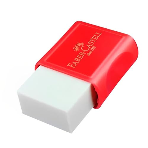 Imagem do produto Borracha Grande com Cinta Plástica, Faber-Castell, FC Max, SM/107012, 56mm, Branca