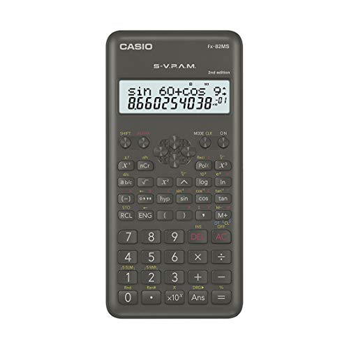 Imagem do produto Calculadora Científica 240 Funções Preta FX-82MS-2-S4-DH Casio