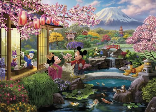 Imagem do produto Ceaco - Disney – Thomas Kinkade – Mickey e Minnie no Japão – Quebra-cabeça de 1000 peças para adultos – Quebra-cabeça desafiador perfeito para noites de jogos – O tamanho final é 67 x 48 cm