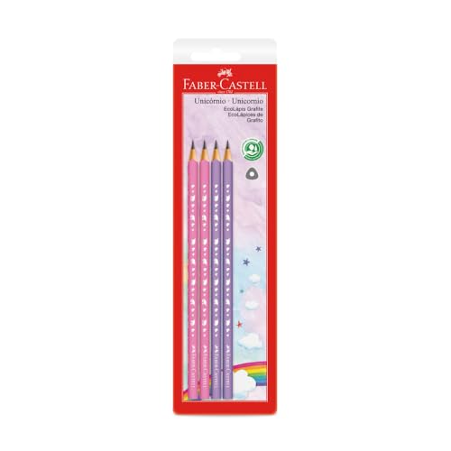 Imagem do produto Faber-Castell SM/935UNI Unicórnio, EcoLápis Grafite, Kit com 4 lápis