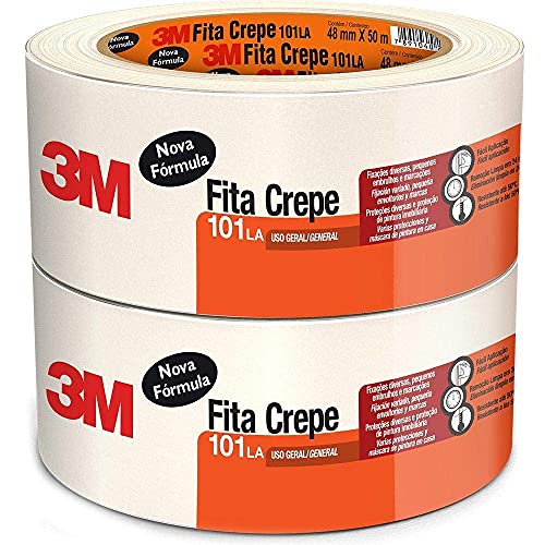Imagem do produto Fita Crepe Escolar 101 48Mmx50M. Pacote Com 02-60402