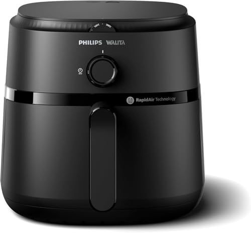 Imagem do produto Fritadeira Airfryer Série 1000 XL, Philips Walita, 6,2 litros, Tecnologia RapidAir, Preta, 2 anos de garantia, 110v - NA130/00