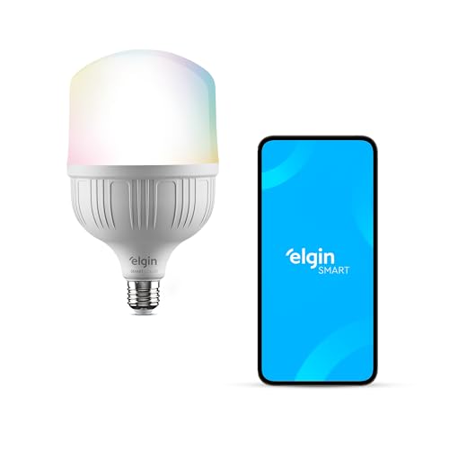 Imagem do produto Lâmpada Inteligente Super Potência 30W Elgin Color RGB Wifi Compatível com Alexa e Google Home