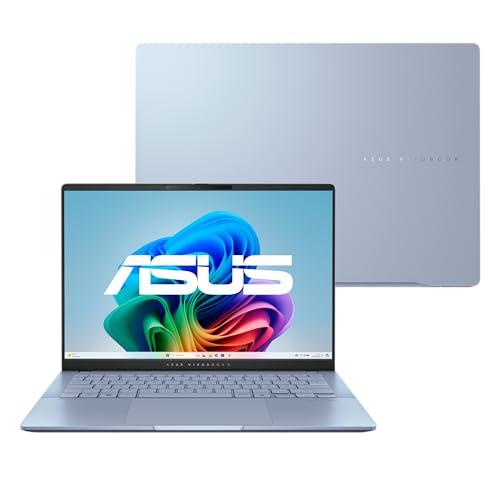 Imagem do produto Notebook ASUS Vivobook S 14, Core Ultra 7, 32 GB, 1.0 TB SSD, W11 Home, Tela 14.0'' OLED, Mist Blue - S5406SA-PP097W