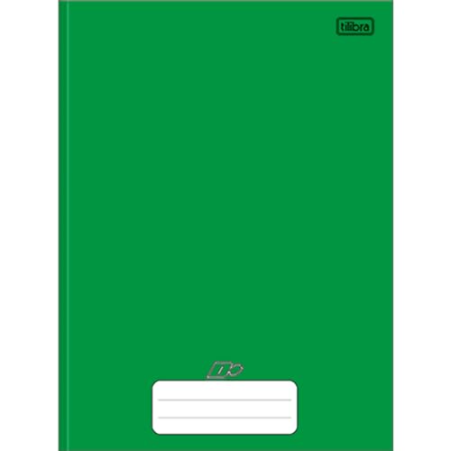 Imagem do produto Tilibra - Tilibra D+ - Caderno Brochura Capa Dura, 200x275mm, 96 Folhas, Verde