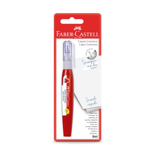 Imagem do produto Caneta Corretiva, Corretivo Líquido, Faber-Castell, 9ml, Cartela 1 Caneta