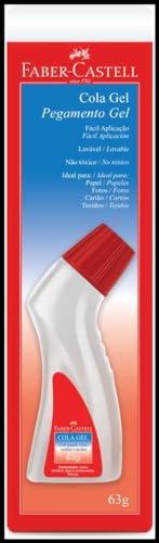Imagem do produto Cola Gel 63G - Frasco Ergonômico, Faber-Castell, Multicor
